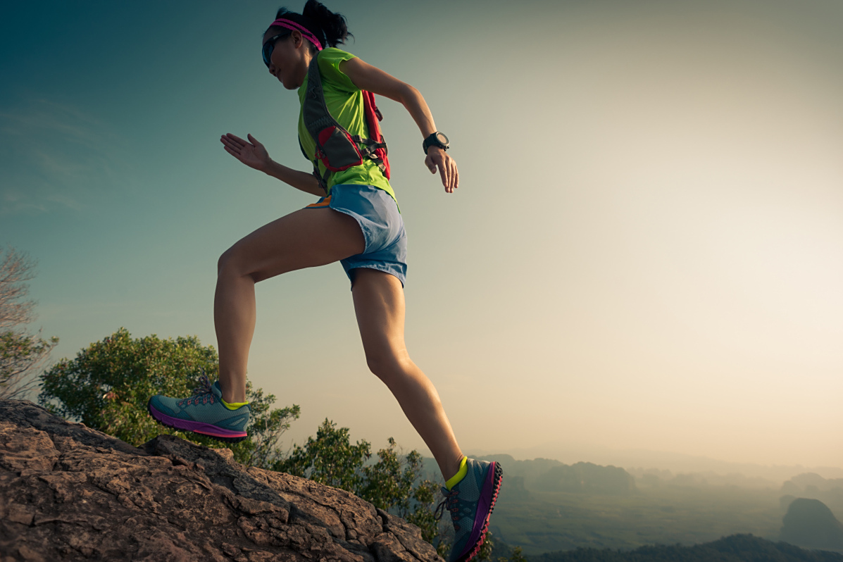 运动员追逐梦想,努力向着目标前进 运动员追逐梦想,努力向着目标前进
